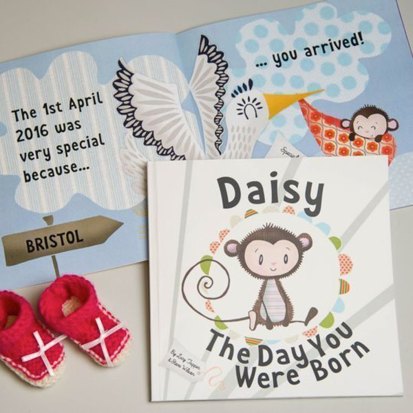 The Day You Were Born Personalised New Baby Book Hardtofind