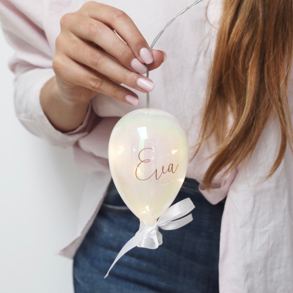 Hanging led outlet glass balloon light