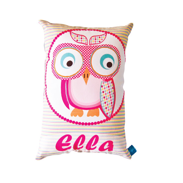 Personalised owl cushion discount