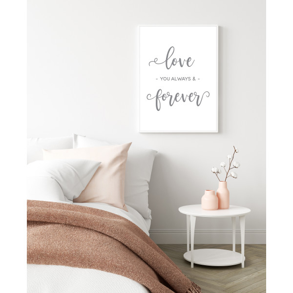 Wall Art Print, Love you