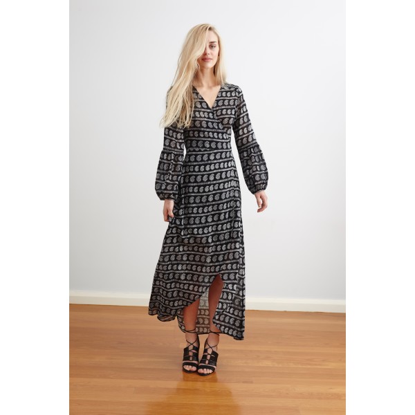 biba wrap dress