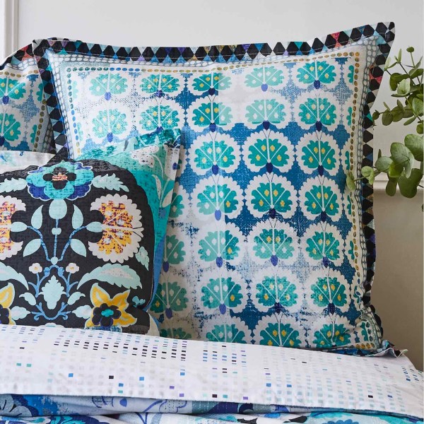 Teal european pillowcase hotsell