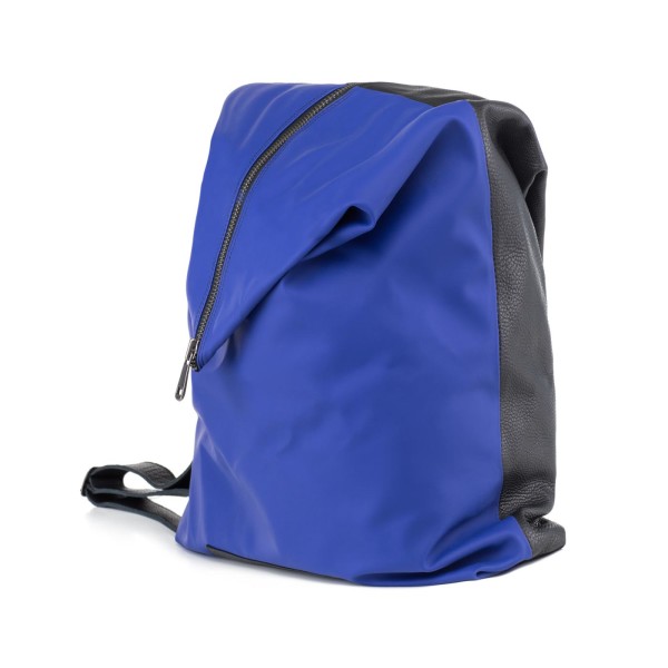 black and blue bag