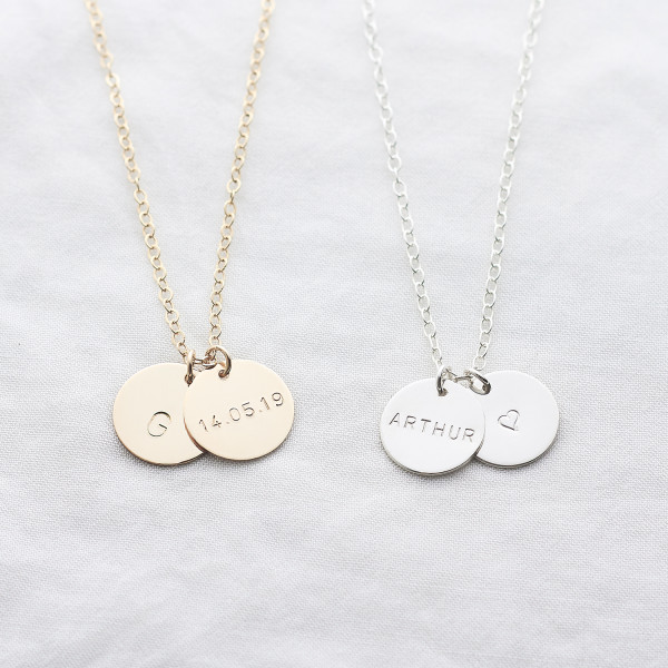 Name 2024 disc necklace
