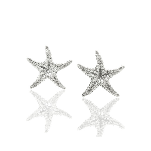 Starfish cheap earrings silver