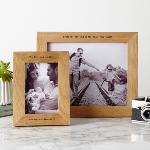 6x4 Natural Oak Photo Frame