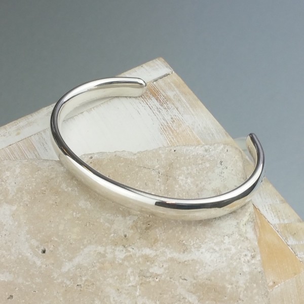 Silver sale open bangle