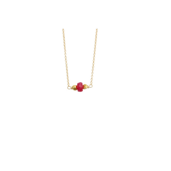 Small outlet ruby necklace