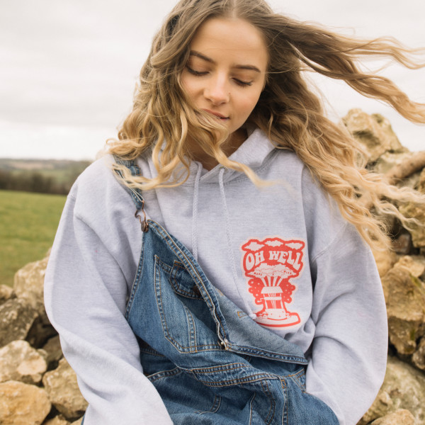 Womens slogan deals hoodie