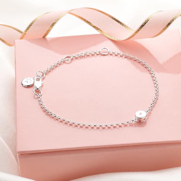 April birthstone bracelet top