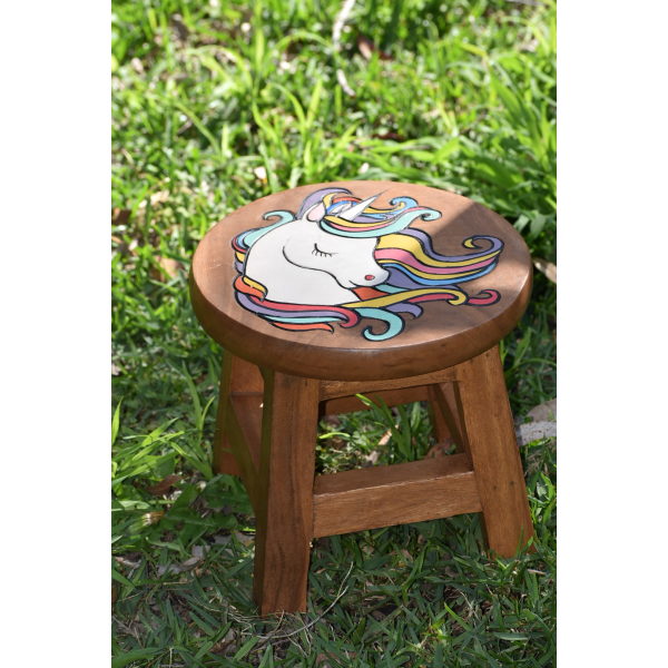 Unicorn store step stool