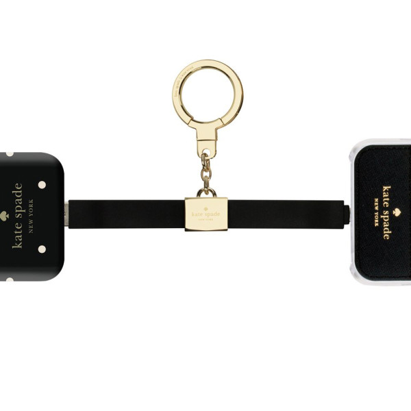 Kate spade bow keychain hot sale