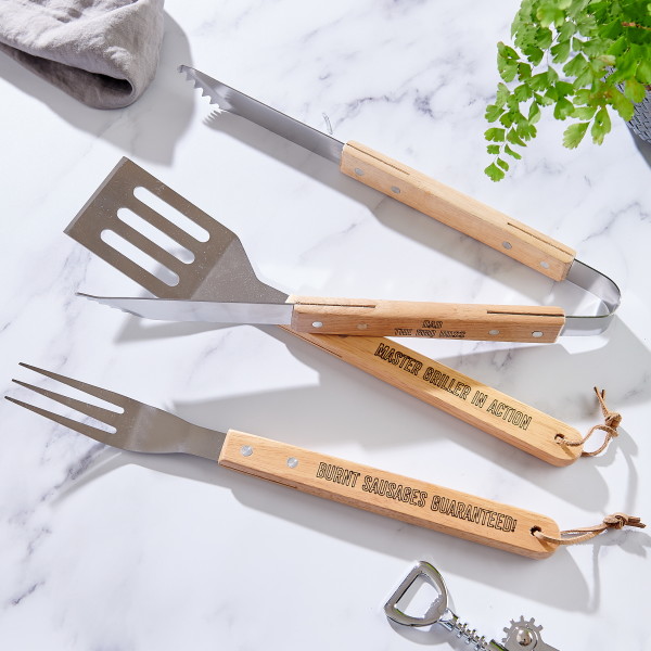 Personalised bbq tool set cheap