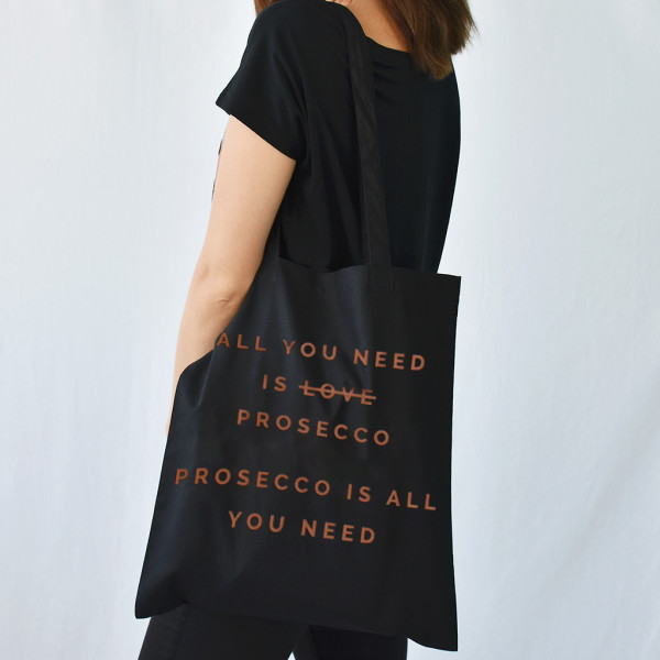 All You Need Is Prosecco Christmas Tote Bag hardtofind