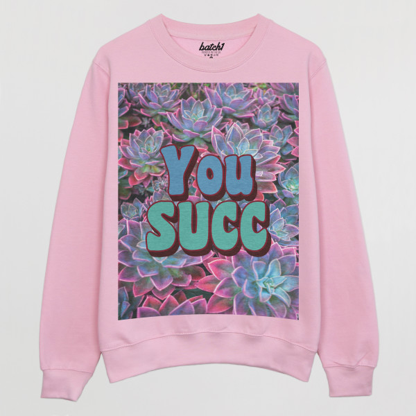 women's slogan sweatshirt