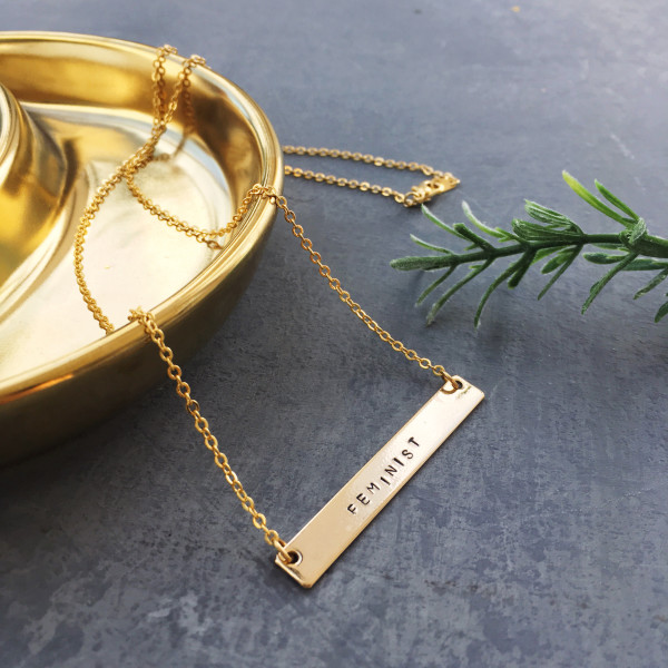 Feminist necklace hot sale