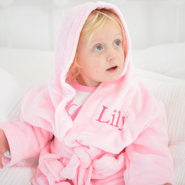 Childrens dressing gowns cheap with names on