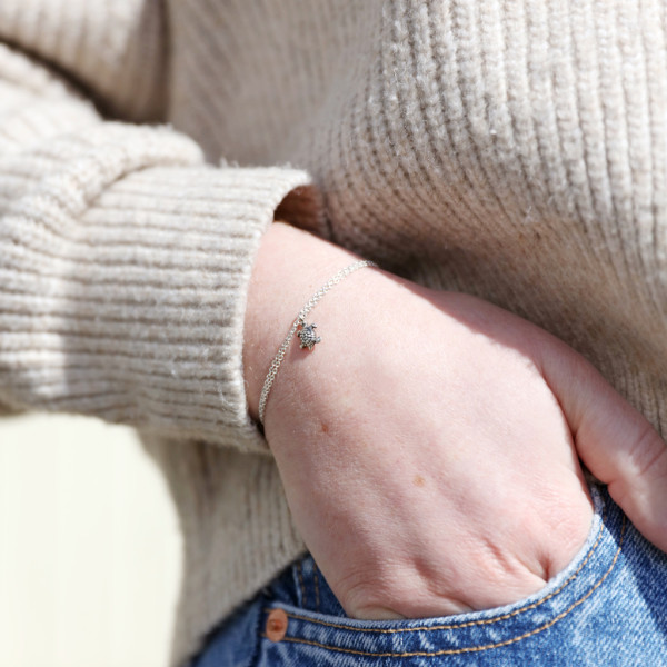 Turtle sales charm bracelet