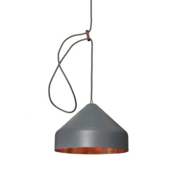 Green and copper lampshade top