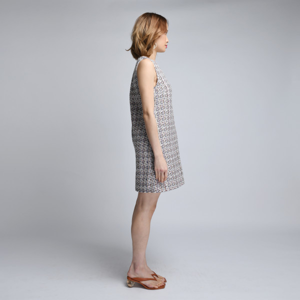 tweed shift dress