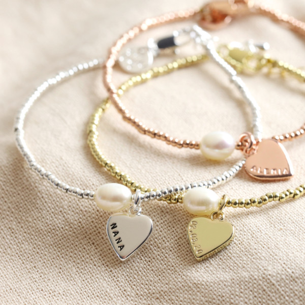 Personalised pearl bracelet deals