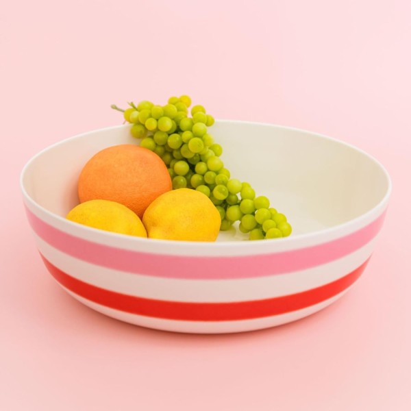 Kate Spade New York Melamine Serving Bowl in Adventure Stripe hardtofind
