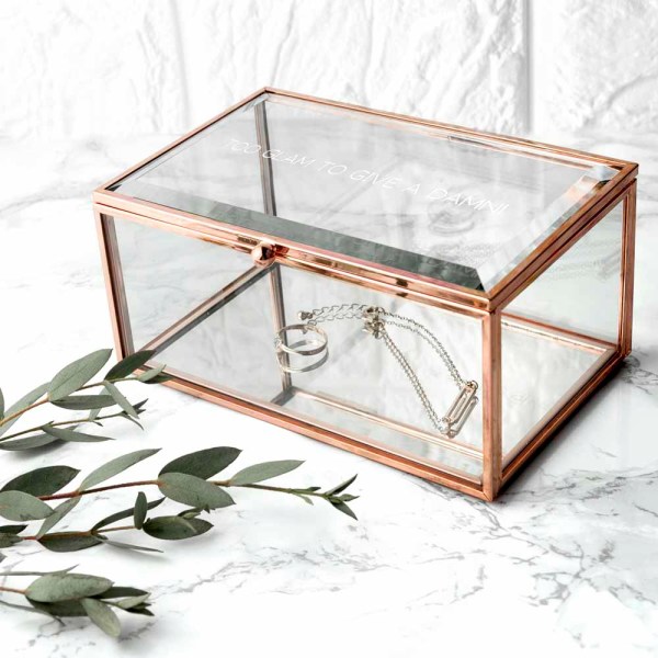 Glass jewellery hot sale organiser