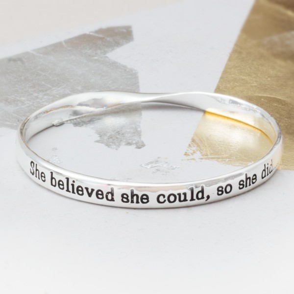 She believed she could so she did bracelet cheap
