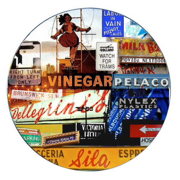 Signs of Melbourne Vintage Film Reel Wall Art