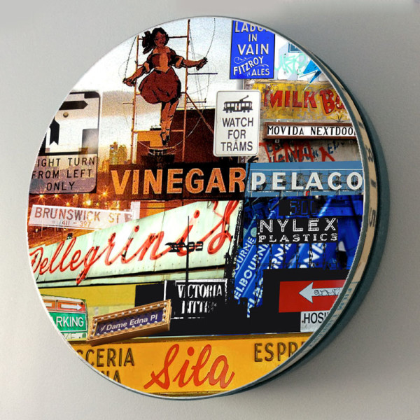 Signs of Melbourne Vintage Film Reel Wall Art