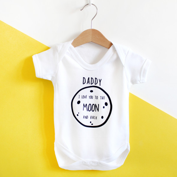 Personalised Love You To The Moon And Back Onesie hardtofind