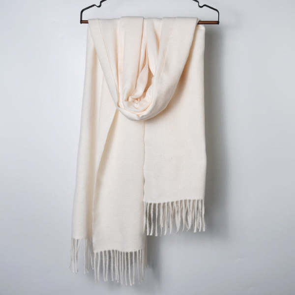 White polyester scarf store