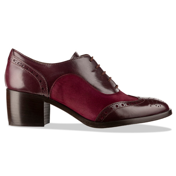 Block heel brogue sale