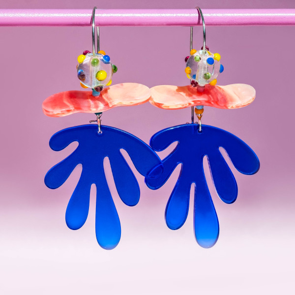 Funky statement earrings outlet