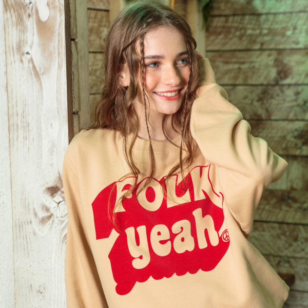women's slogan sweatshirt