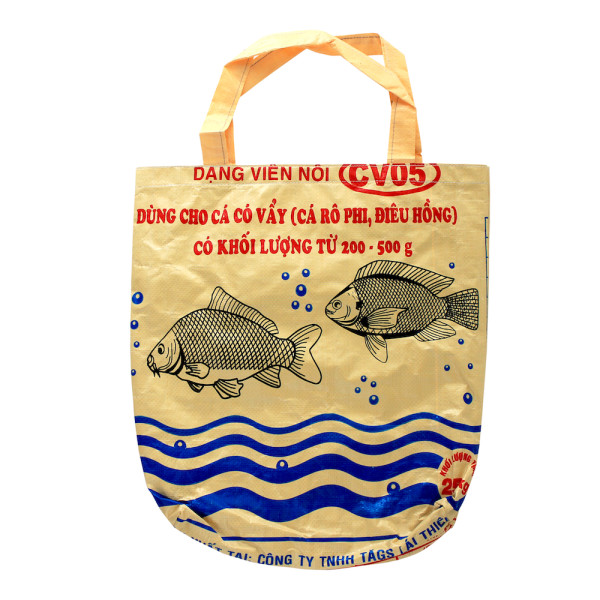 Garden bag from rice bags