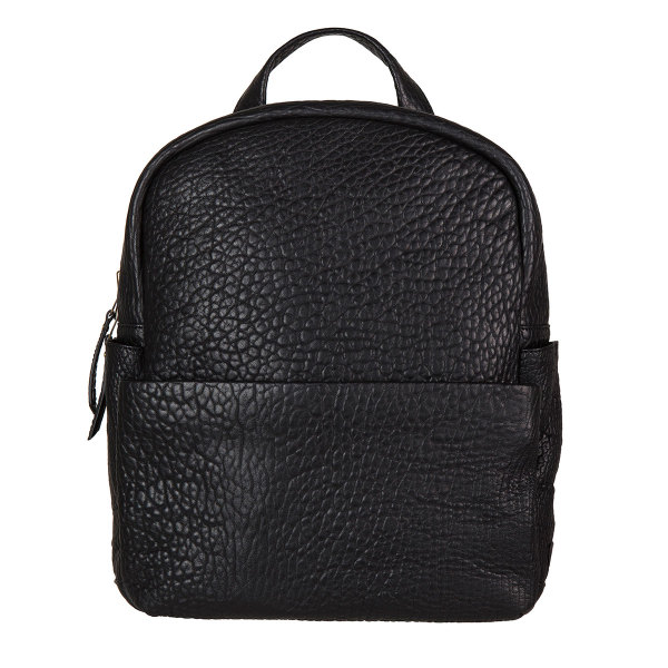 Leather like backpack store