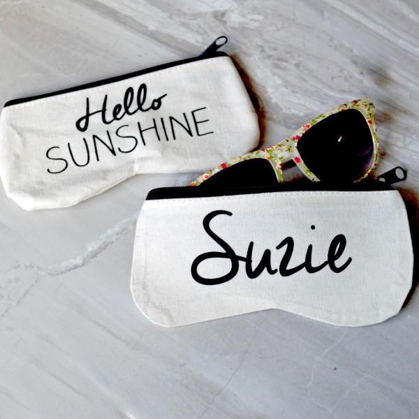 Personalised Hello Sunshine Glasses Case