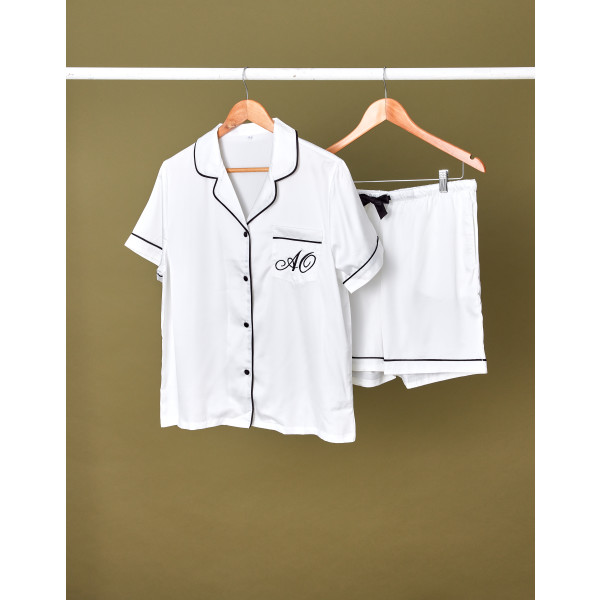 Monogrammed pyjamas sale