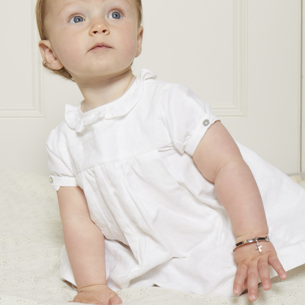 Baby boy christening bangle hot sale