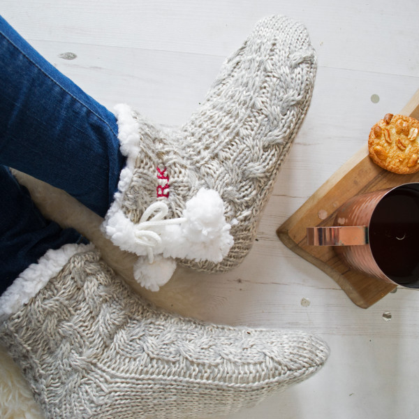 Personalised best sale embroidered slippers