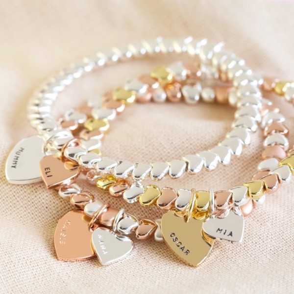 Personalised bead bracelet top
