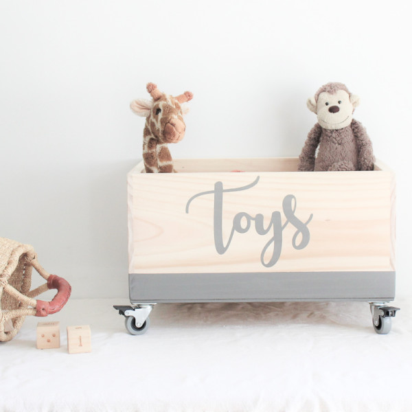 toy boxes on wheels