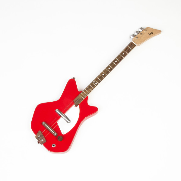 Kids Wooden Electric Guitar In Rockstar Red