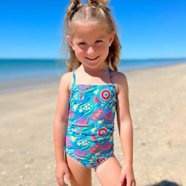 Little girl swimwear shop