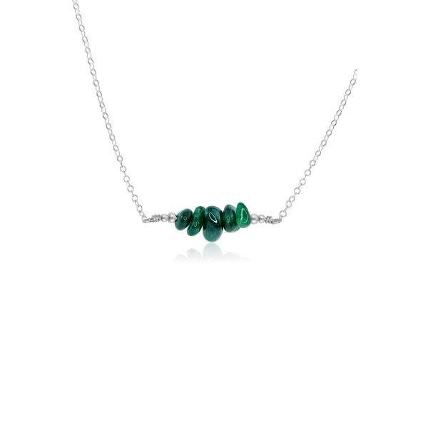 Beaded bar necklace top