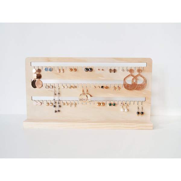Earrings on sale rack stand
