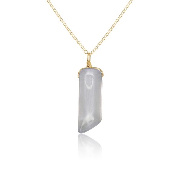 Crystal point necklace shop