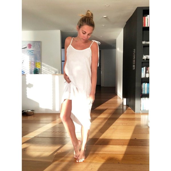 White linen nightie discount