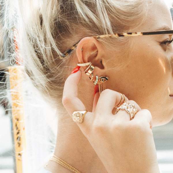 Opal cheap ear cuff